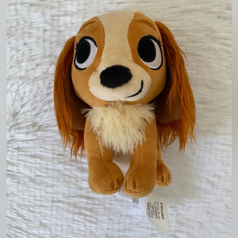 Disney Lady From Lady and the Tramp Disney Store Plush Unique Mini 5.5” Height